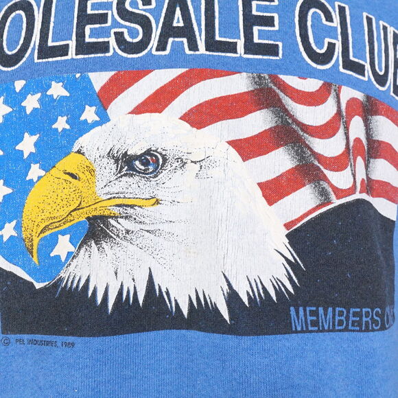 VINTAGE SAM'S CLUB WHOLESALE CLUB EAGLE 80s 1989 USA MADE SWEATSHIRT XL **READ - Picture 5 of 8